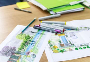 Planung eines Gartens
